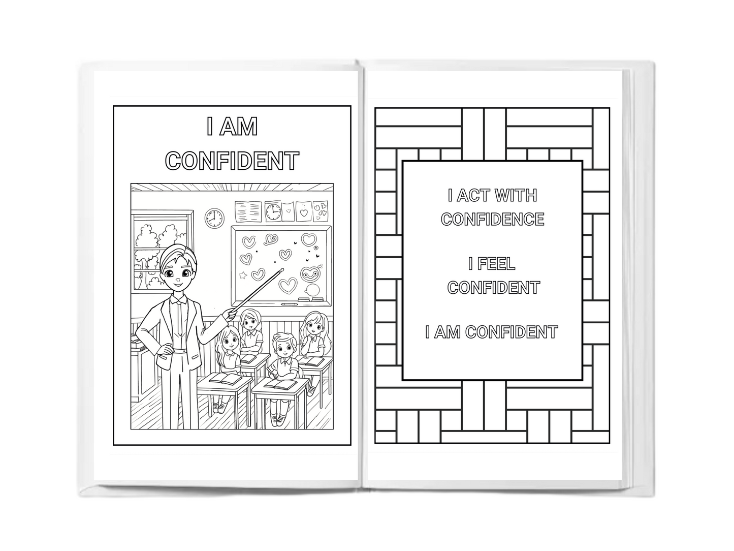 I AM - Coloring book for boys أنا - كتاب تلوين للأولاد ( English & Arabic version نسخ عربية و إنجليزية)