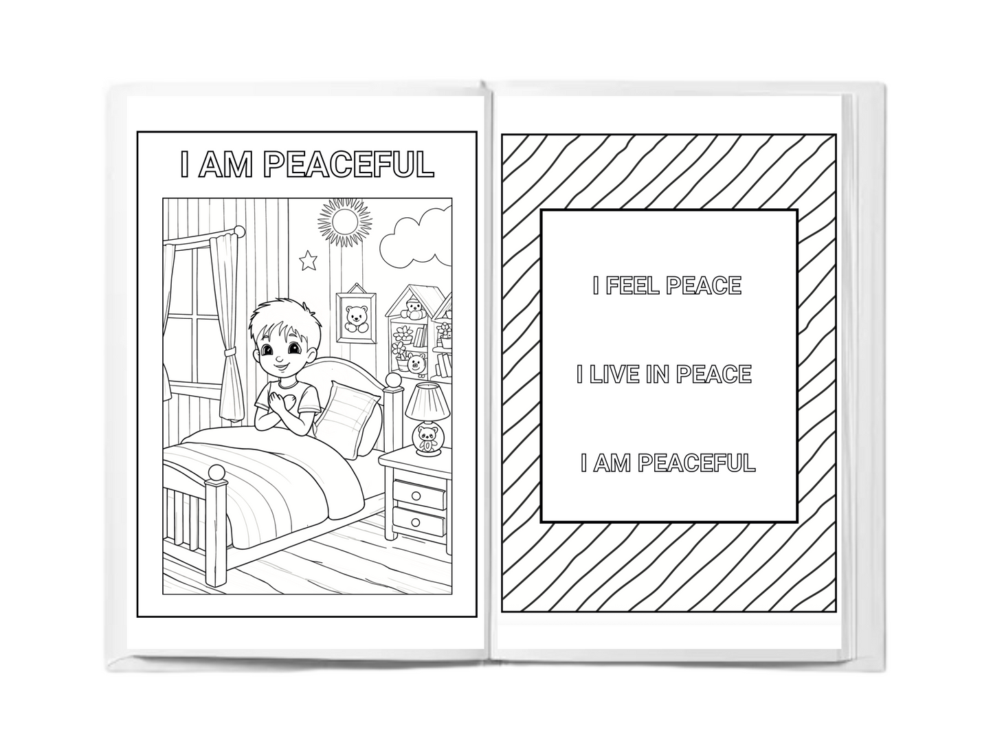 I AM - Coloring book for boys أنا - كتاب تلوين للأولاد ( English & Arabic version نسخ عربية و إنجليزية)