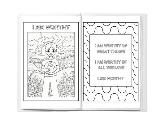 I AM - Coloring book for boys أنا - كتاب تلوين للأولاد ( English & Arabic version نسخ عربية و إنجليزية)
